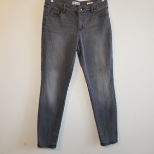 Vintage America Faded BLK Boho Skinny jeans 8R/29